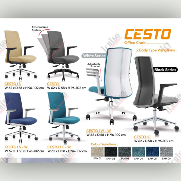 Ichiko CESTO Office Chair Kursi Kantor